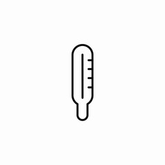  medical thermometer icon icon sign vector