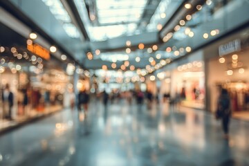 Blurry indoor shopping mall scene (7)