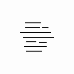 strong windy weather icon sign vector