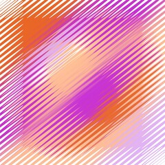 An abstract background featuring a dynamic blend of orange, pink, and purple diagonal lines.