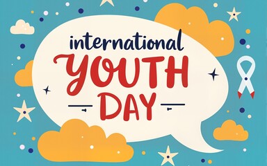 Obraz premium international youth day. High quality