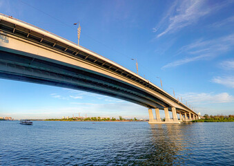 Obraz premium Voroshilovsky bridge in Rostov