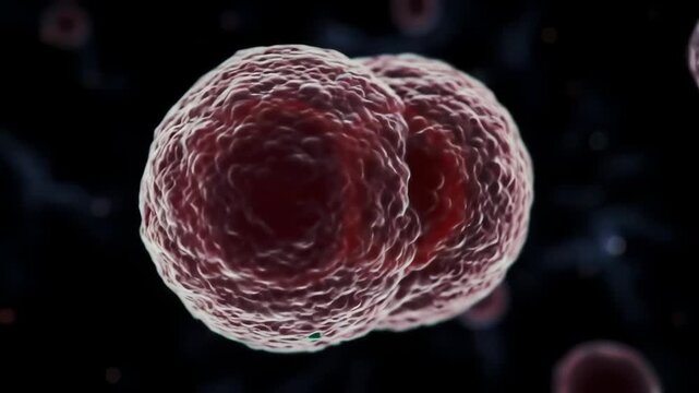 Microscopic Gonococcus: Neisseria Gonorrhoeae Illustration
