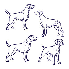 Wilderness Tracker – Line Art Hunting Dog Tee