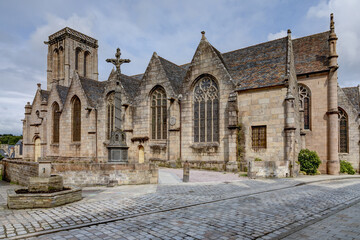 Eglise Saint-Jean-du-Baly à Lannion dans le département des Côtes d'Armor - Bretagne