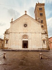 Historic Cathedral in Sarzana, Italy