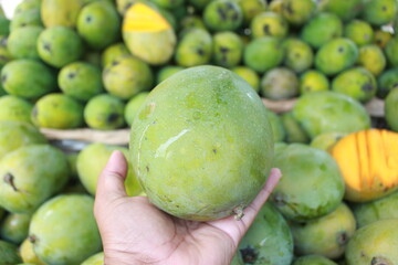 fresh mango on market