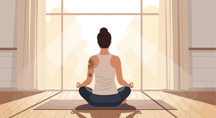 Morning Meditation Practice At Home Brings Serenity And Mindfulness To Life