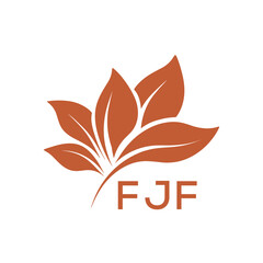 FJF Elegant Minimal Leaf Logo Design, FJF Later Logo, Botanical Nature Logo with Text, Clean Botanical Logo Design, Abstract Nature Brand Icon. 

FJF logo, leaf, nature, FJF botanical, plant, FJF flor
