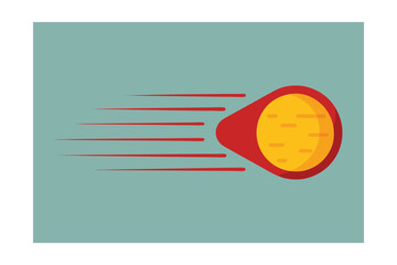 Speed Trail Padel Ball Illustration