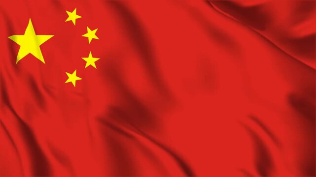 flag of china, China flag waving in wind HD, 4k china flag.