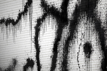 pattern on plastered concrete wall