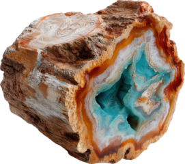 petrified wood cross section