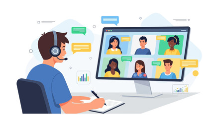 Virtual Meeting Collaboration With Diverse Participants And Active Engagement