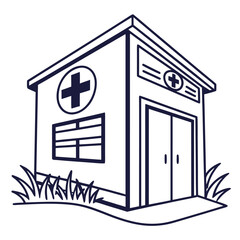 sketch of house