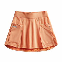 Peach-Colored Women's Athletic Skort with Pockets