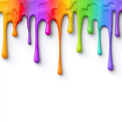 Rainbow Paint Dripping