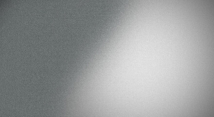 Abstract gradient background with dark grainy noise, glowing texture effect black white banner poster cover header design