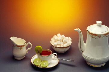 indian lemon tea sugar india