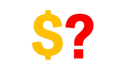 Dollar Sign and Question Mark: Financial Uncertainty and Economic Questions