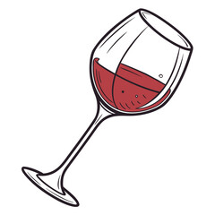 glass of red wine