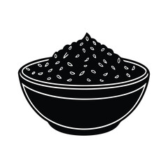 Wooden Bowl of Bulgur Pilaf Dish