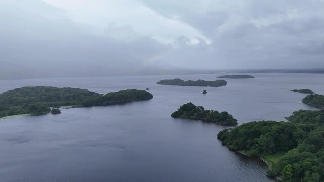 survol du parc national de Killarney, ring of Kerry, Irlande