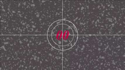 neon countdown time set to 10 to 01. abstract grid line with circular frame . visibility of the timer. that has musty color background 4k animation video. - Powered by Adobe