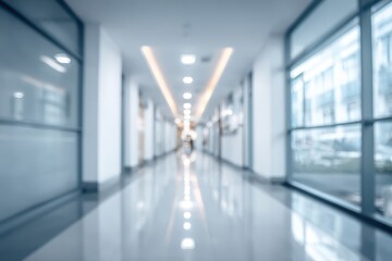 Obraz premium Blurry hospital corridor (2)