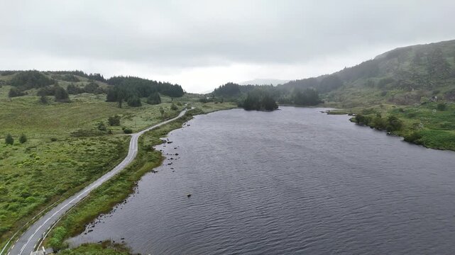 survol du parc national de Killarney, ring of Kerry, Irlande