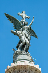 Obraz premium Monument to the Martyrs of Religion and the Homeland located in Plaza España, Zaragoza, Spain. 