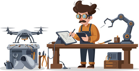 Inventor in the invent room