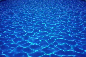 Obraz premium Rippled, deep blue water surface