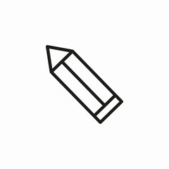 pencil for writing icon sign vector
