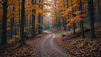 Autumn Hiking Trail