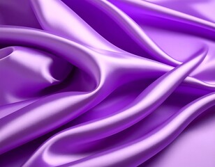 Obraz premium Draped purple silk fabric with soft, flowing folds and subtle highlights