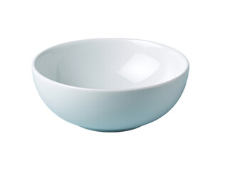 Empty round white ceramic bowl (2)