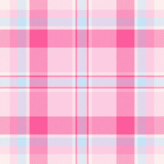Pretty pink and pastel plaid pattern.  Perfect for textile design, fashion, websites, or backgrounds.  Sweet, delicate, and versatile, this seamless texture evokes feelings of warmth and femininity.