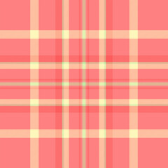 Classic tartan pattern in soft pink and beige hues. Versatile backdrop for textile designs, apparel mockups, or festive marketing materials. Adds warmth and traditional touch.