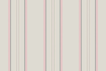 Pale background fabric vertical, britain stripe lines textile. Yensual pattern texture vector seamless in white and light colors.