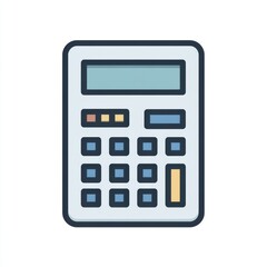 Calculator Flat Icon Minimal Design