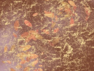 Artistic decor retro style background with leaves and lights multicolor art wallpaper illustration	
