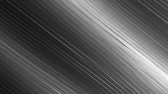 Gray diagonal stripes flow with light and dark, creating an abstract pattern