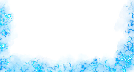 Science Fiction blue Fire Burst