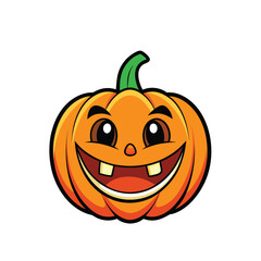 halloween pumpkin isolated