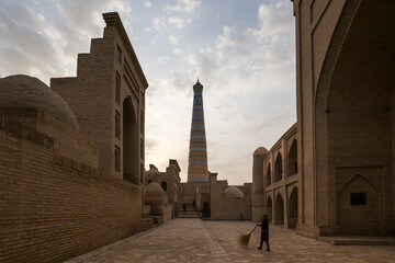 Islam Khodja Minaret in the Itchan Kala