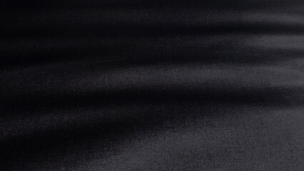 Black leather texture with a subtle, fine grain, perfect for backgrounds, upholstery, and fashion-related content and digital designs.