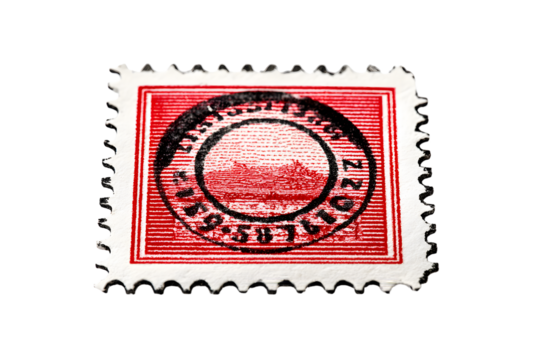 blank postage stamp clean postage stamp isolated on white background