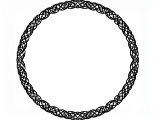 円　フレーム　模様