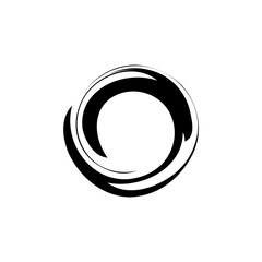 abstract circle swirl Vector